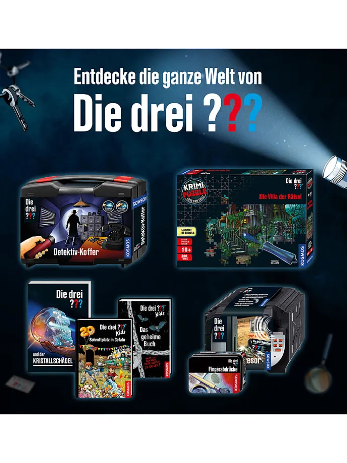 Adventskalender "Die drei ???" - ab 8 Jahren