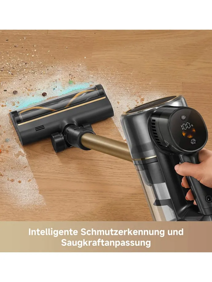 Akku-Staubsauger ''S5'' in Schwarz/ Gold