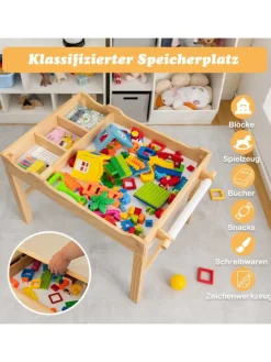 Aktivitätstisch 2 in 1 in Beige
