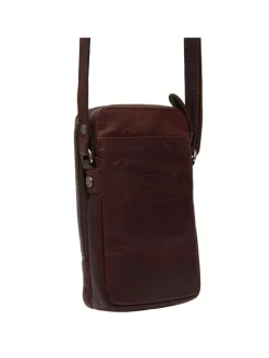 Alesund Handytasche Leder 11 cm in brown