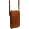 Alesund Handytasche Leder 11 cm in cognac