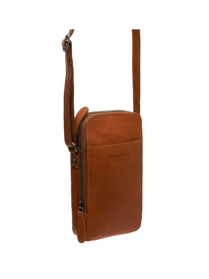 Alesund Handytasche Leder 11 cm in cognac