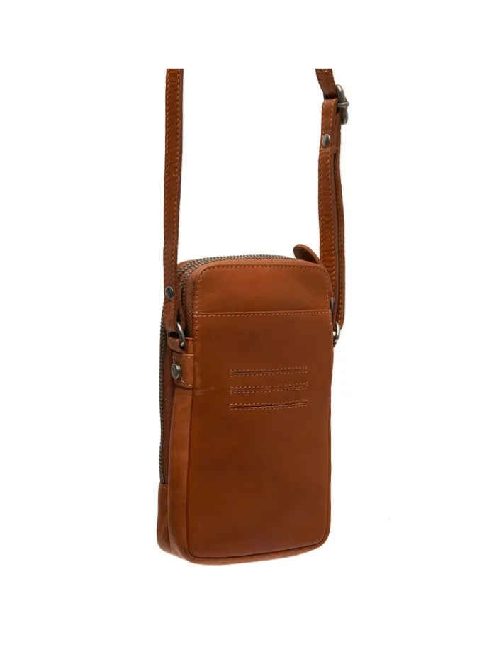Alesund Handytasche Leder 11 cm in cognac