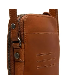 Alesund Handytasche Leder 11 cm in cognac