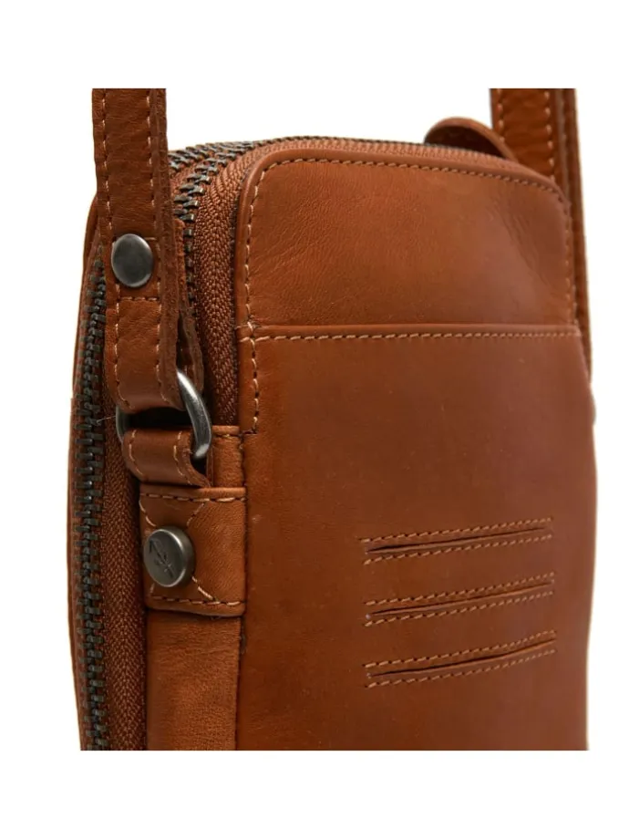Alesund Handytasche Leder 11 cm in cognac