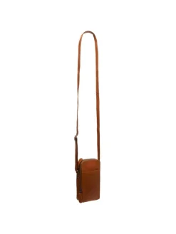 Alesund Handytasche Leder 11 cm in cognac