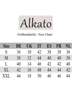 Alkato Damen Sport Shorts mit Hohem Bund in weiß Modell 2