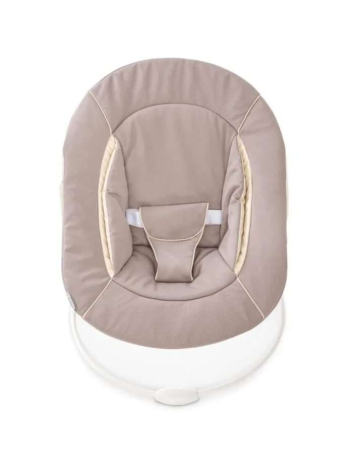 Alpha Plus Walnut Newborn Set - 4-tlg. Hochstuhl in braun,beige