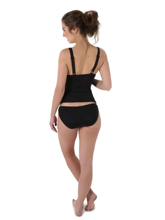 AMANDA_schwarz Umstandsbademode Umstandstankini