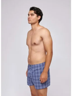 American Woven Boxershorts aus Bio-Baumwolle 3 Stück in Big Check