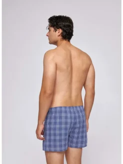 American Woven Boxershorts aus Bio-Baumwolle 3 Stück in Big Check
