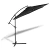 Ampelschirm in Schwarz - (H)250 cm