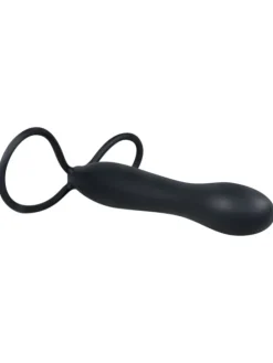 Analdildo Special Silicone in schwarz