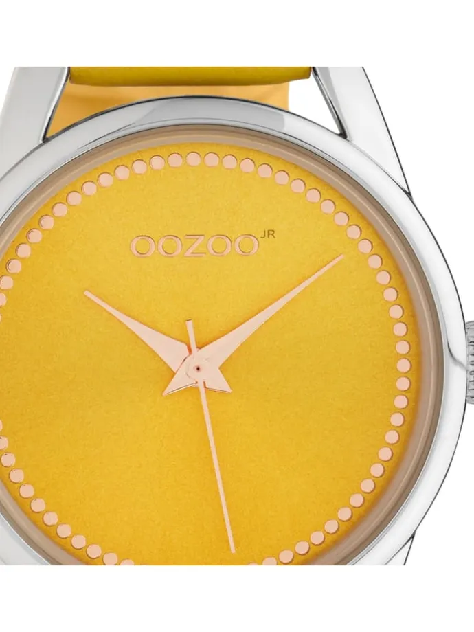 Analog-Armbanduhr Oozoo JR gelb mittel (ca. 32mm)