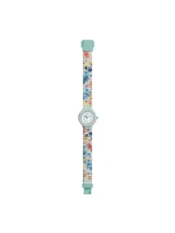 Analoguhr kids fun weiss