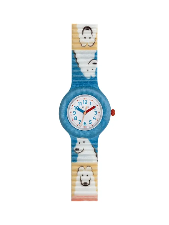 Analoguhr kids fun weiss
