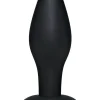 Analplug "Black Velvets Small Plug" in Schwarz - (L)9 cm