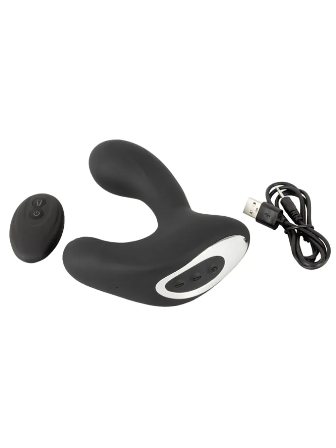 Analplug RC B-Plug with 3 functions in schwarz