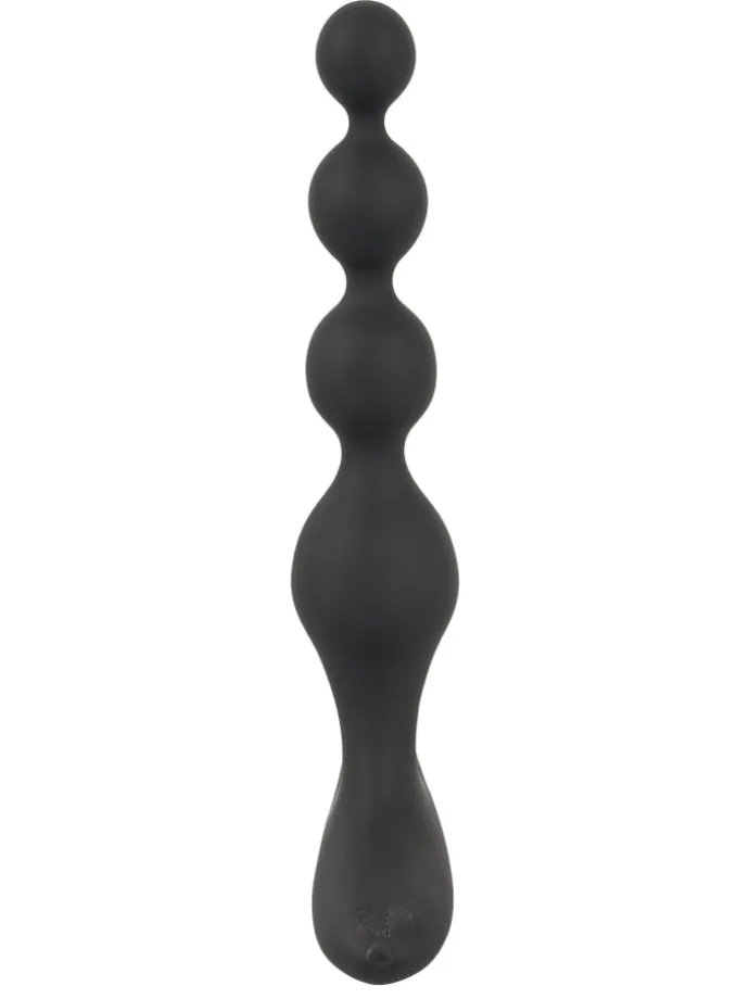 Analvibrator Rechargeable anal beads in schwarz
