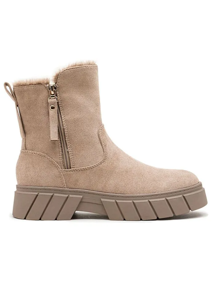 Ankle-Boots in Khaki
