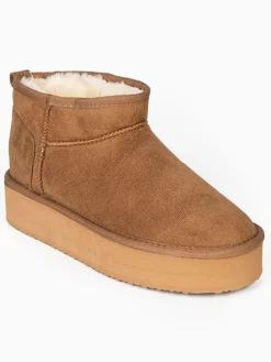 Ankle-Boots "Miley" in Hellbraun