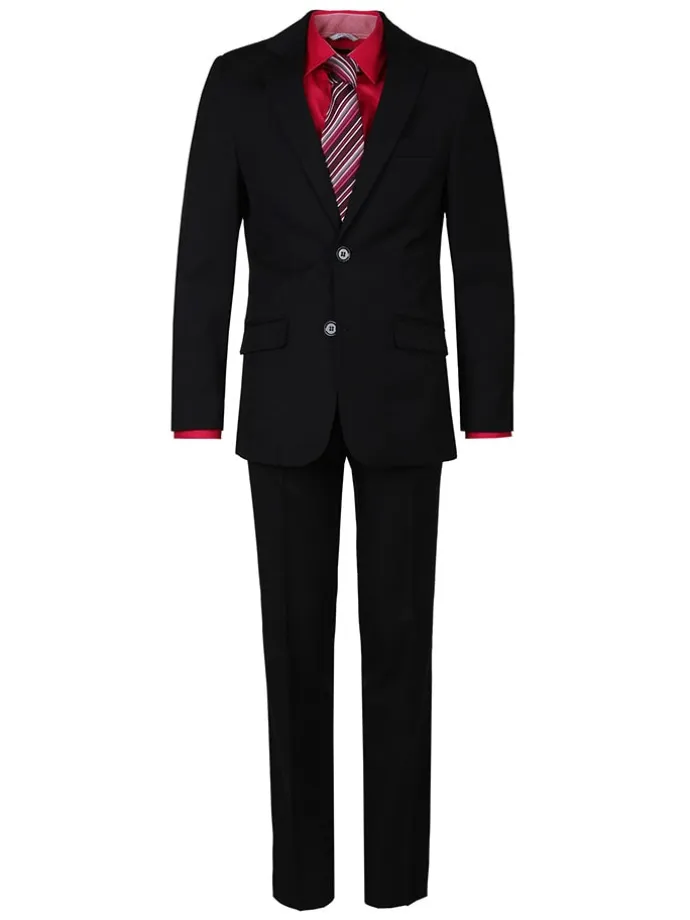 Anzug - Slim-fit - in Schwarz