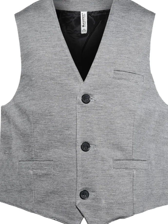 Anzugweste in dark grey
