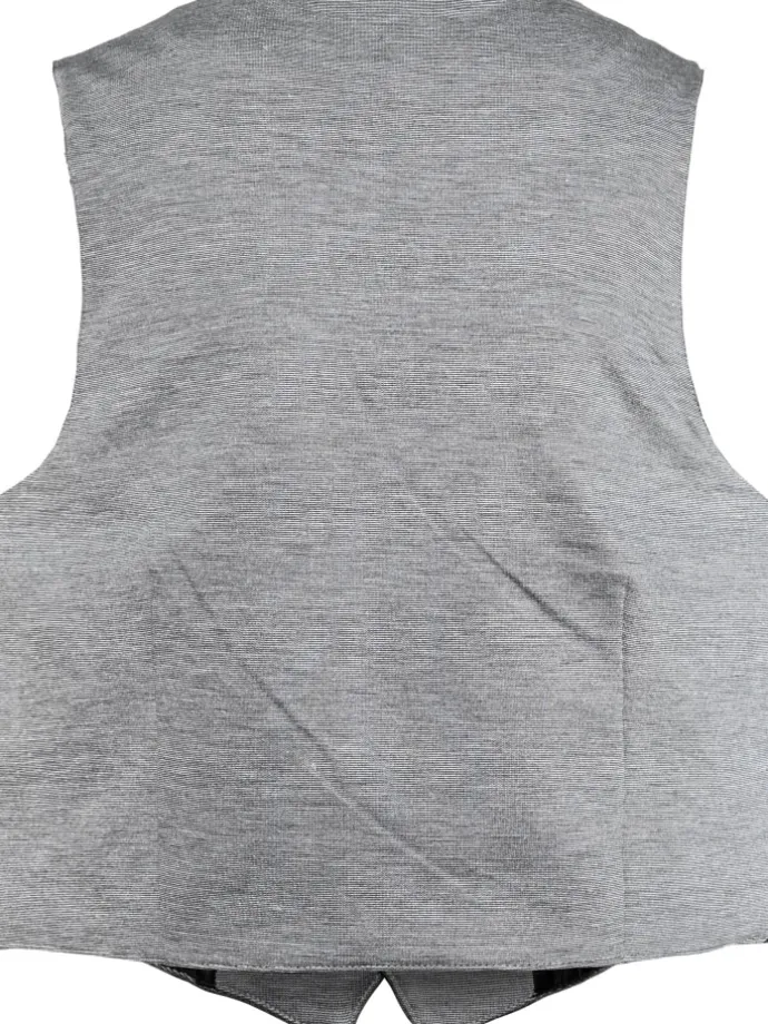 Anzugweste in dark grey