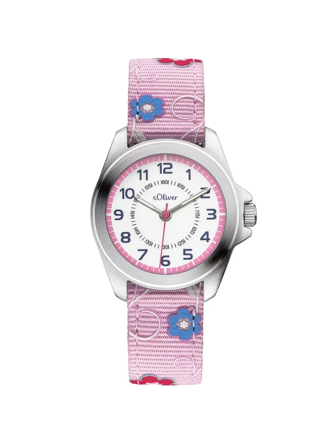 Armbanduhr Blooming Time in rosa