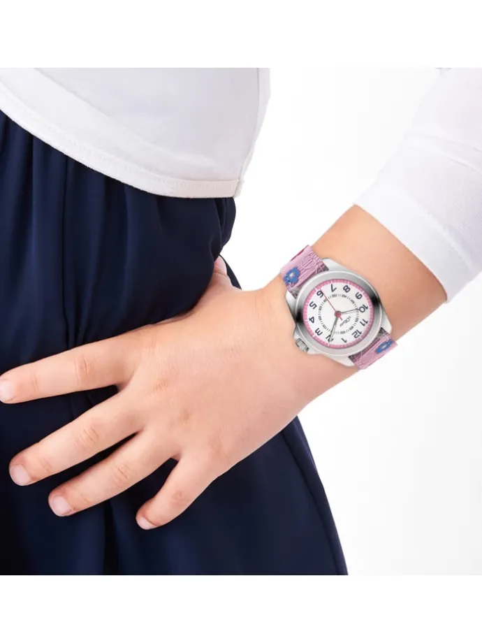 Armbanduhr Blooming Time in rosa