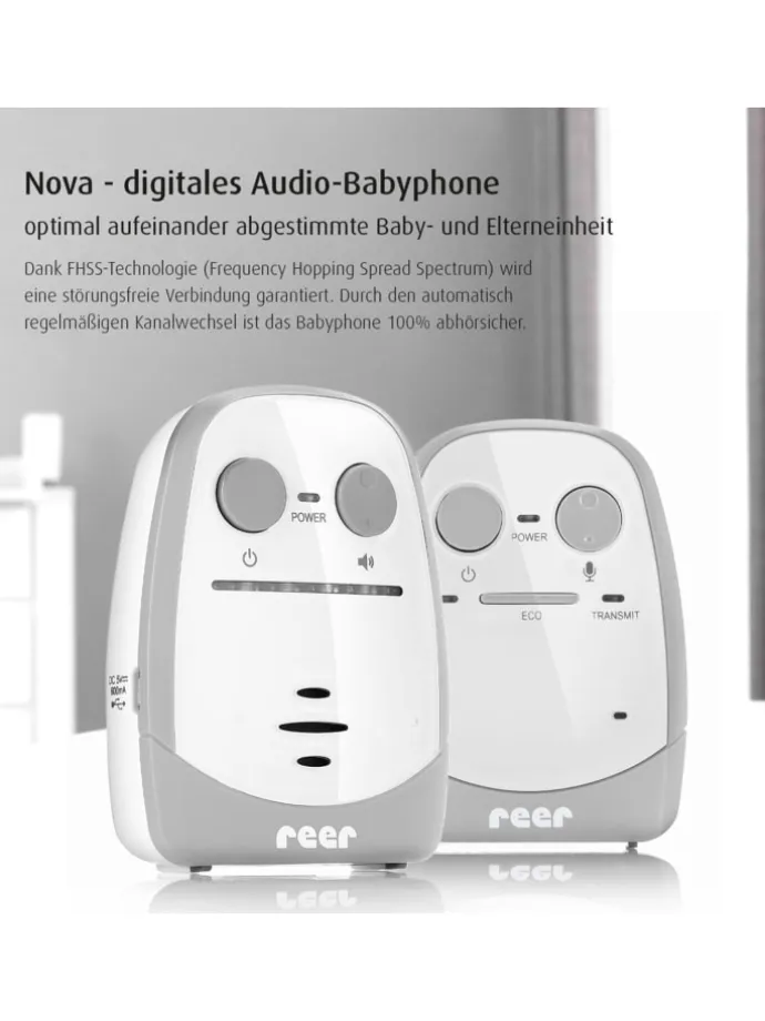 Audio Babyphone Nova in Weiß ab 0 Monate