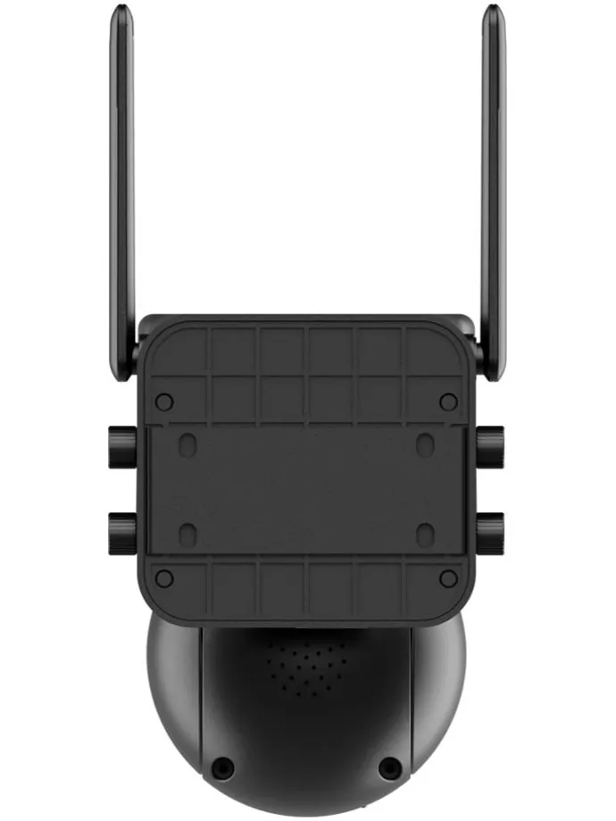 Außen-Überwachungskamera "WOOX R3569" mit Solarpanel in Schwarz