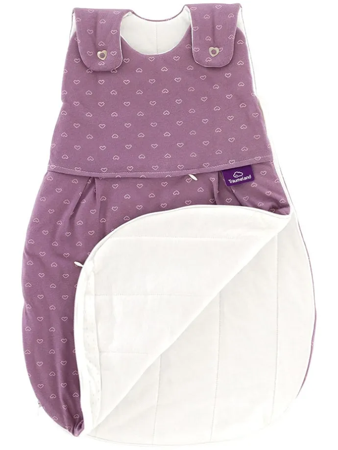 Außenschlafsack "Heartsome" in Lila - 2,5 TOG