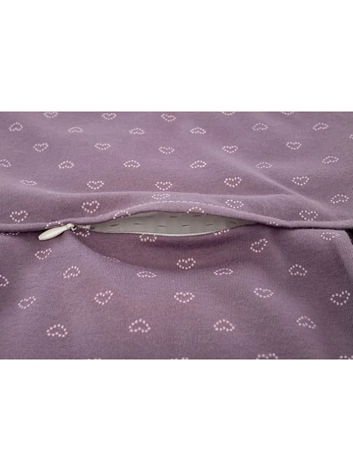 Außenschlafsack "Heartsome" in Lila - 2,5 TOG