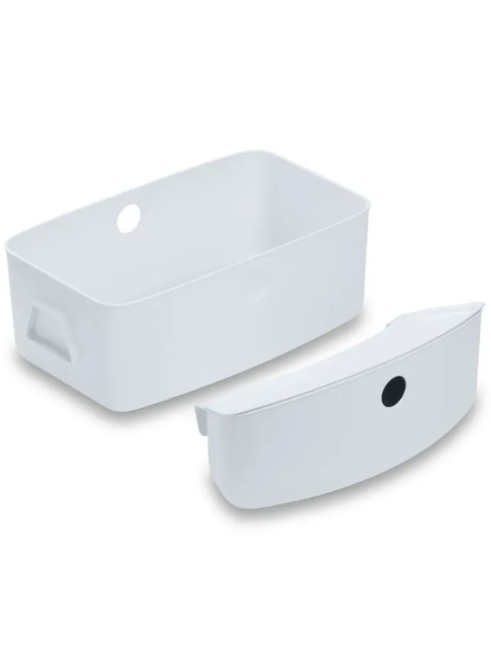 Aufbewahrungsboxen für Hochstuhl - 2er Set in weiss