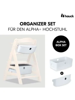 Aufbewahrungsboxen für Hochstuhl - 2er Set in weiss