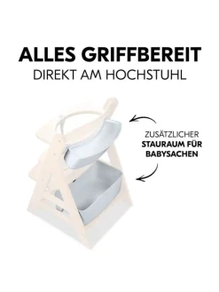 Aufbewahrungsboxen für Hochstuhl - 2er Set in weiss
