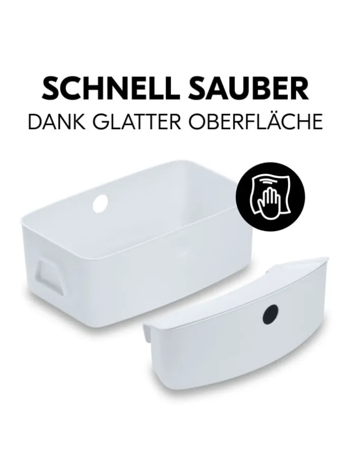 Aufbewahrungsboxen für Hochstuhl - 2er Set in weiss
