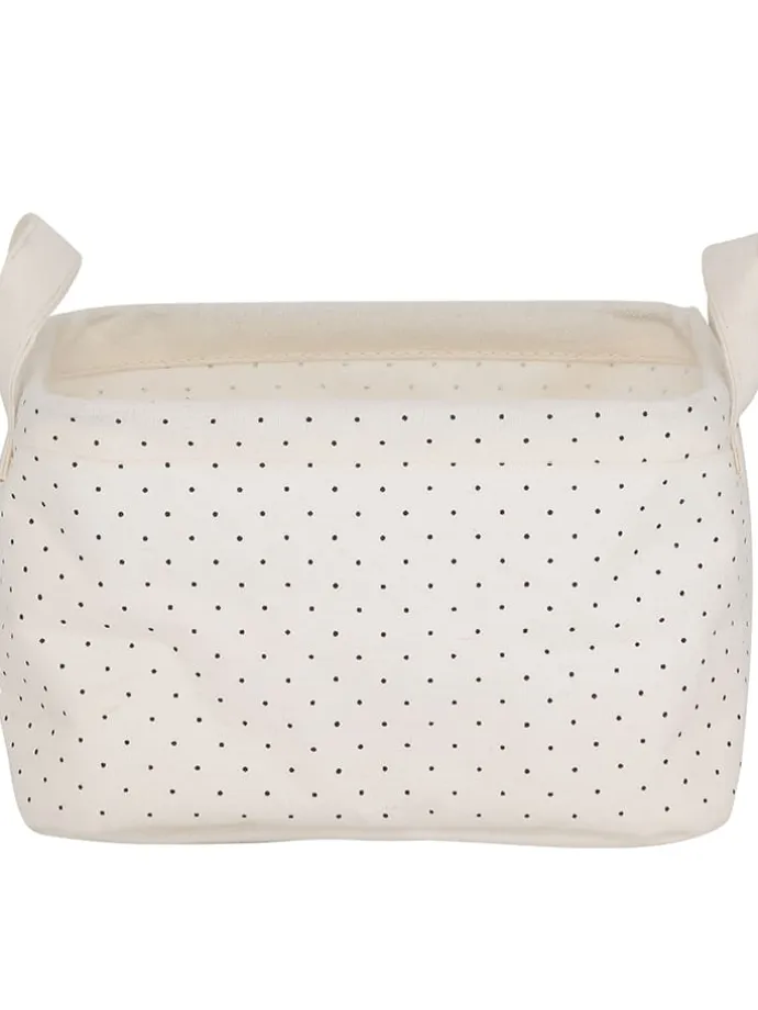 Aufbewahrungskorb in Creme - (B)21,5 x (H)12,5 x (T)17 cm