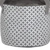 Aufbewahrungskorb in Grau - (H)14 x Ø 17 cm