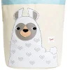 Aufbewahrungskorb "Lama" in Creme/ Weiß - (B)43 x (H)45 x (T)43 cm