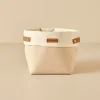 Aufbewahrungskorb "Leya" in Beige - (B)16 x (H)13 cm