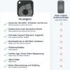 Aufladbarer Bluetooth-Schlüsselfinder "recharge" in schwarz, 2er Pack