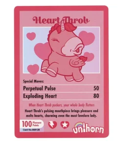 Auflegevibrator Heart Throb in rosa