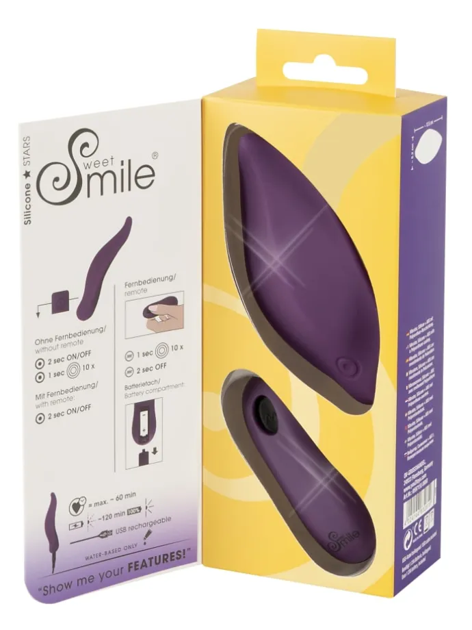 Auflegevibrator Panty Vibrator in lila