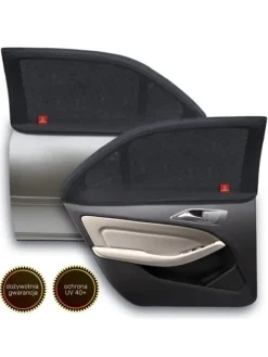 Auto Sonnenschutz 2er Set für Babys & Kinder 100% Verdunkelung 40+ UPF
