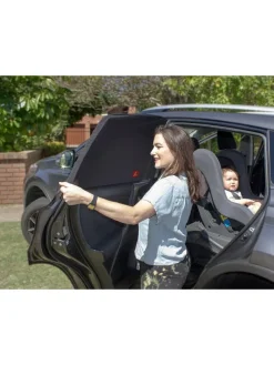 Auto Sonnenschutz 2er Set für Babys & Kinder 100% Verdunkelung 40+ UPF