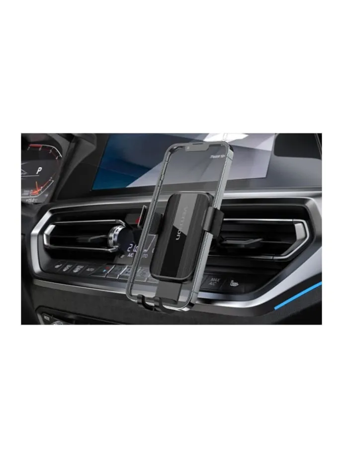 Automatischer Autotelefonhalter Handyhalterung mit Clip schwarz