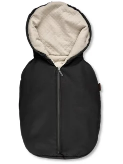 Autoschalen-Fußsack "Tulip" in Schwarz - (L)72 x (B)30 cm