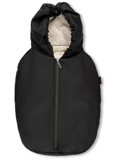 Autoschalen-Fußsack "Tulip" in Schwarz - (L)72 x (B)30 cm